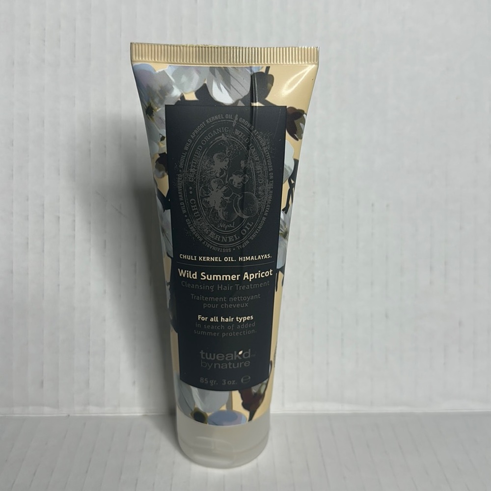 New Tweak’d By Nature Wild Summer Apricot cleansing Hair Treatment 3 Oz